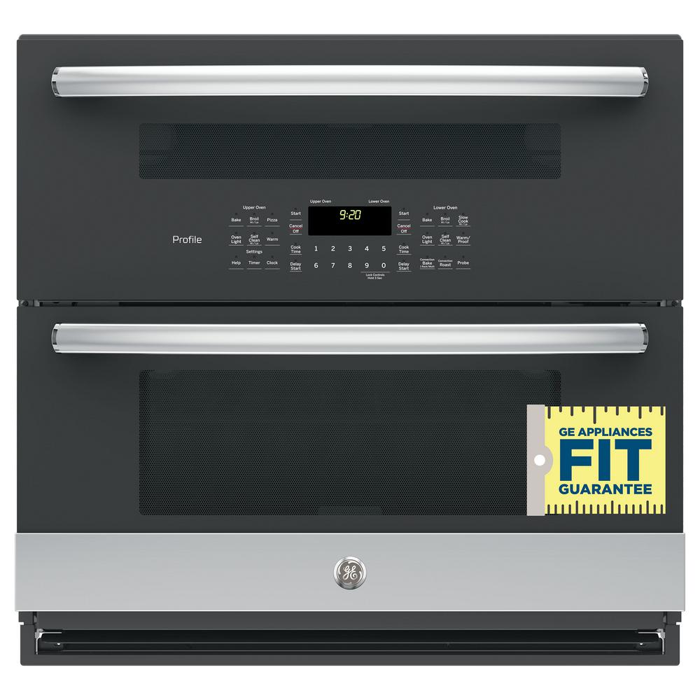 Ge Profile 30 In Double Electric Wall Oven With Convection Lower Self Cleaning Stainless Steel Pt9200slss The Home Depot - Ge Profile Wall Oven Ge Profile 30 In Double Electric Wall Oven With Convection Lower Self Cleaning Stainless Steel Pt9200slss The Home Depot - Ge Profile Wall Oven