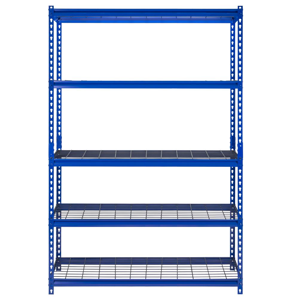 Muscle Rack ZBeam Blue 5Tier Boltless Steel Garage Storage Shelving