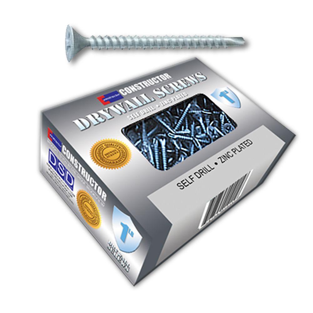 Constructor 6 x 11/4 in. ZincPlated BugleHead SelfDrilling Drywall