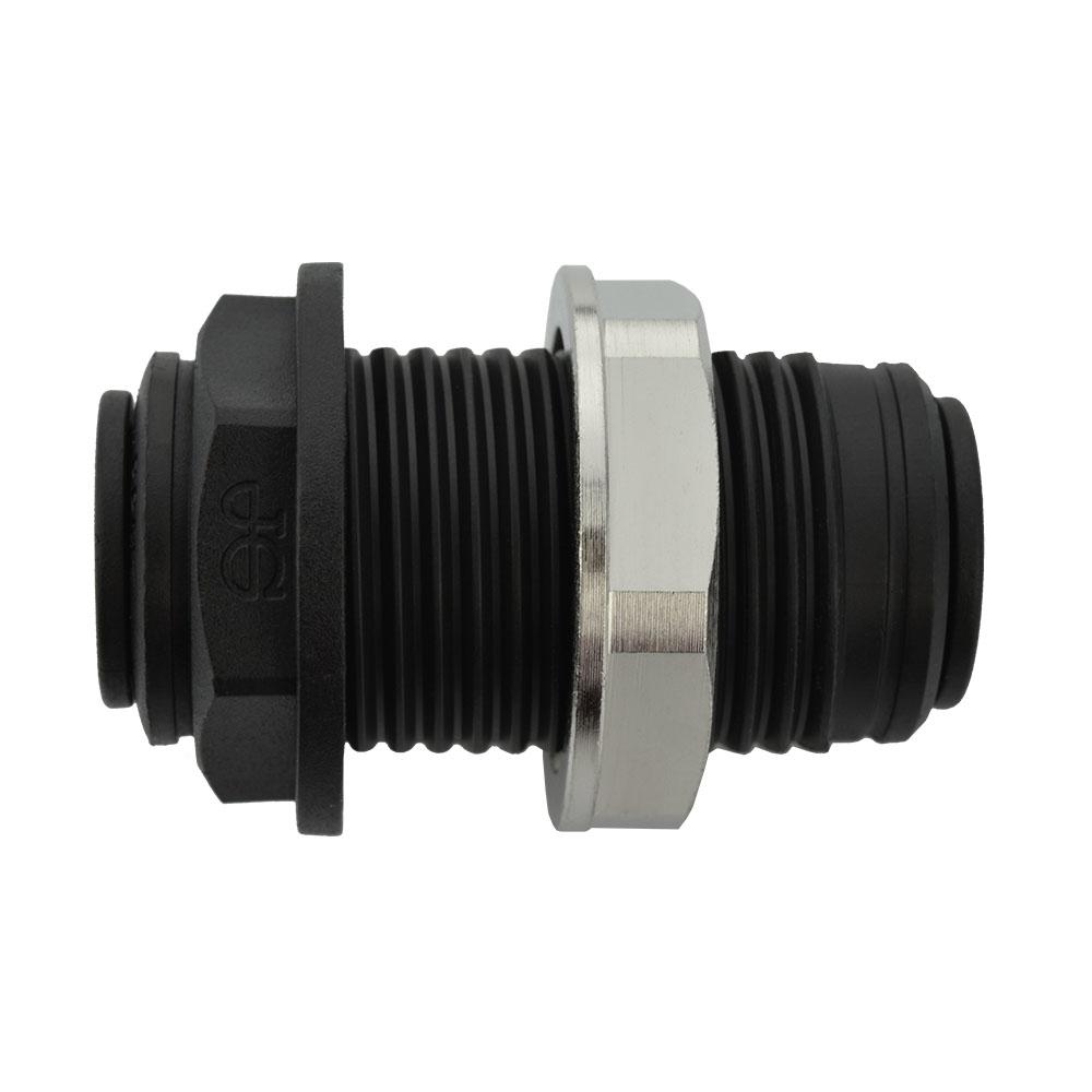 John Guest 3 8 In O D Push To Connect Bulkhead Union 10 Pack