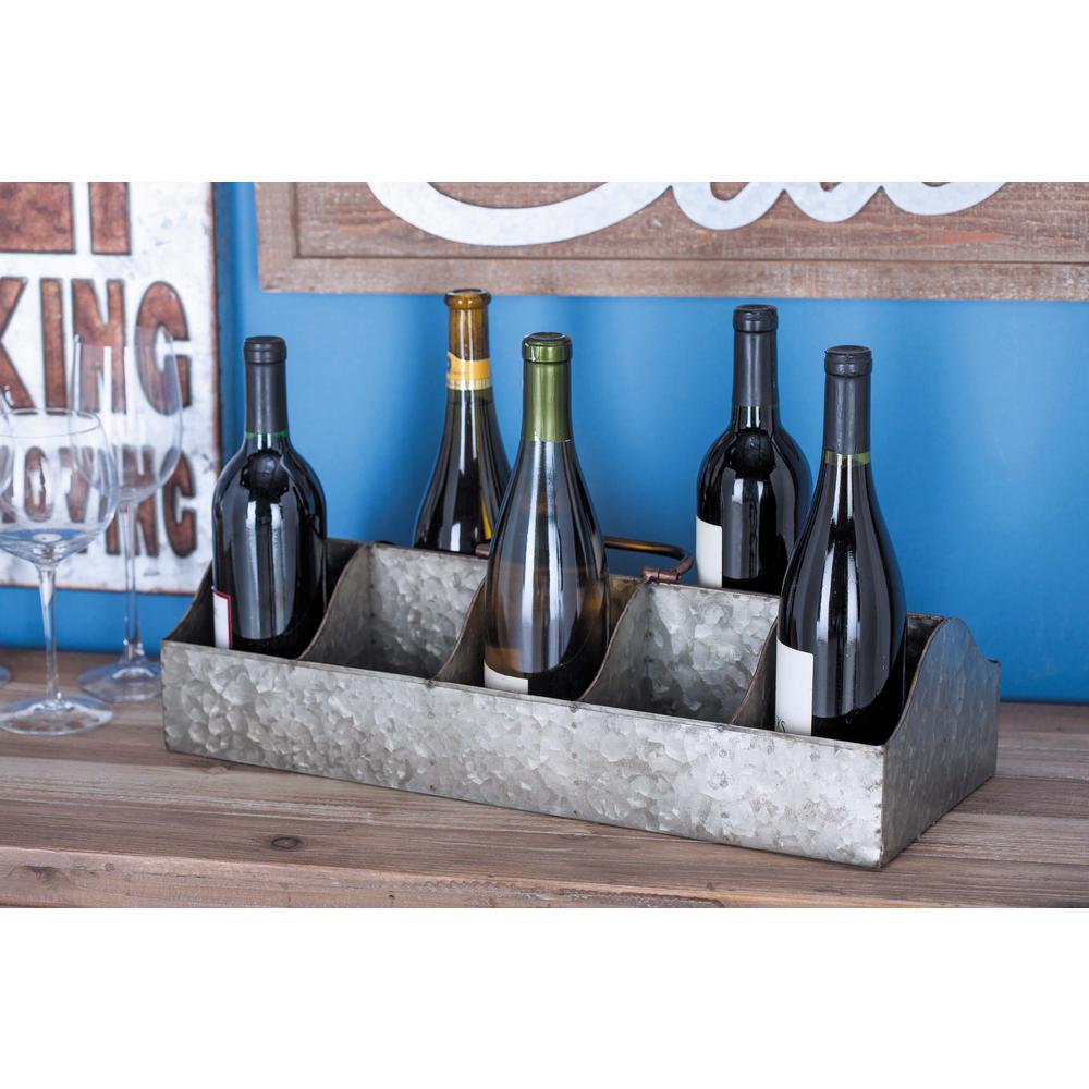 Wine Enthusiast 84Bottle Antiqued Wine Jail Console634 84 01 The Home Depot