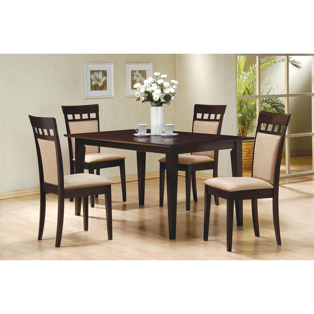 Coaster Gabriel Collection Cappuccino And Beige Side Chair Set Of 2 Coaster Gabriel Collection Cappuccino And Beige Side Chair Set Of 2