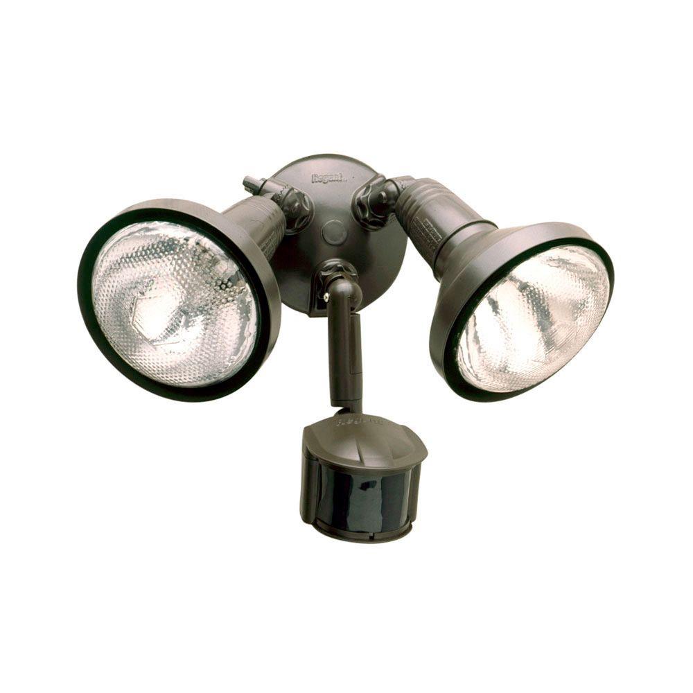 All Pro 180 Degree Bronze Motion Activated Sensor Outdoor Security   Bronze All Pro Flood Lights Ms185r 64 1000 