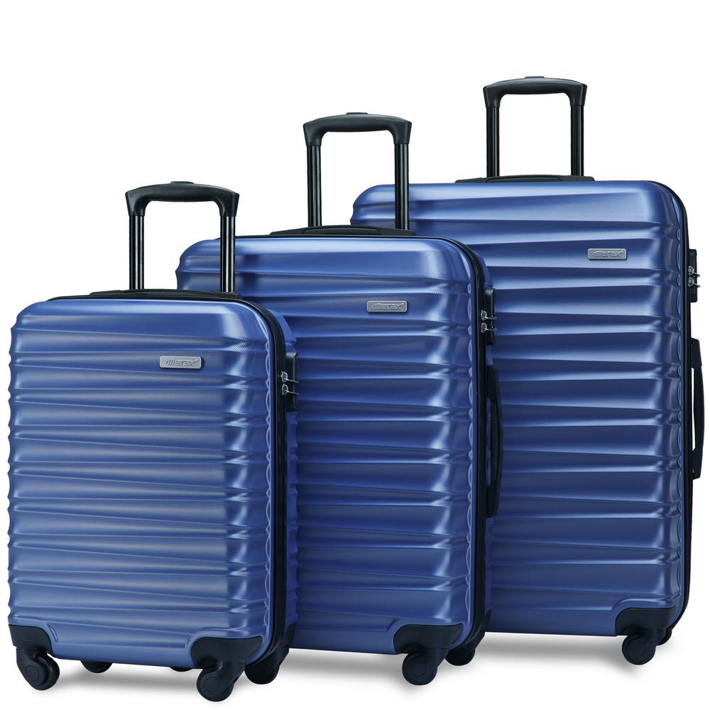 navy blue luggage sets