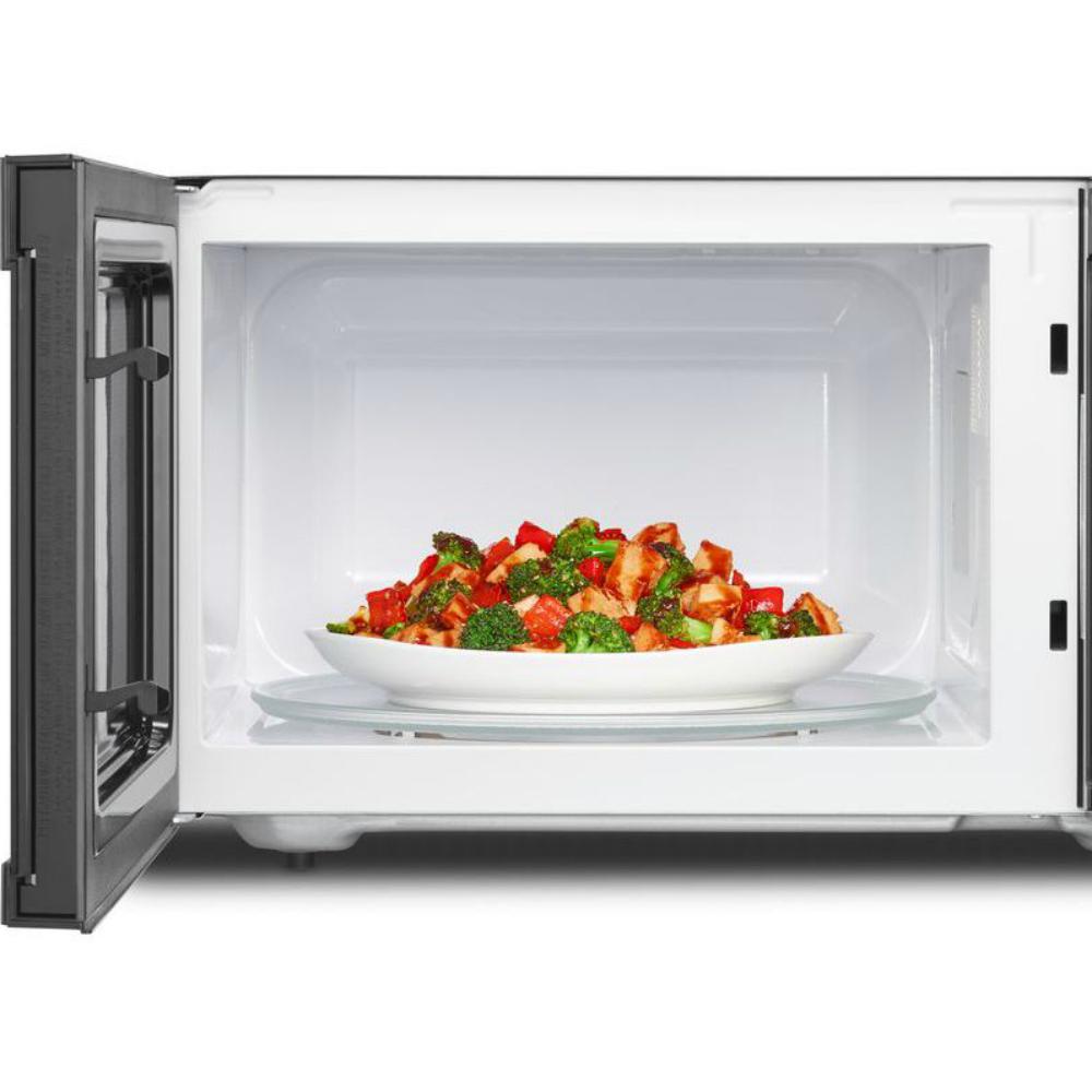 Whirlpool 1 6 Cu Ft Countertop Microwave In Fingerprint