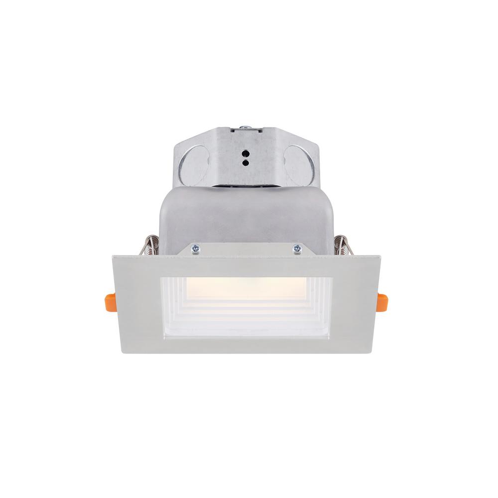 Canarm 4 In Brushed Nickel Integrated Led Recessed Kit Leds Br4p Bn Brushed Nickel Integrated Led Recessed Kit