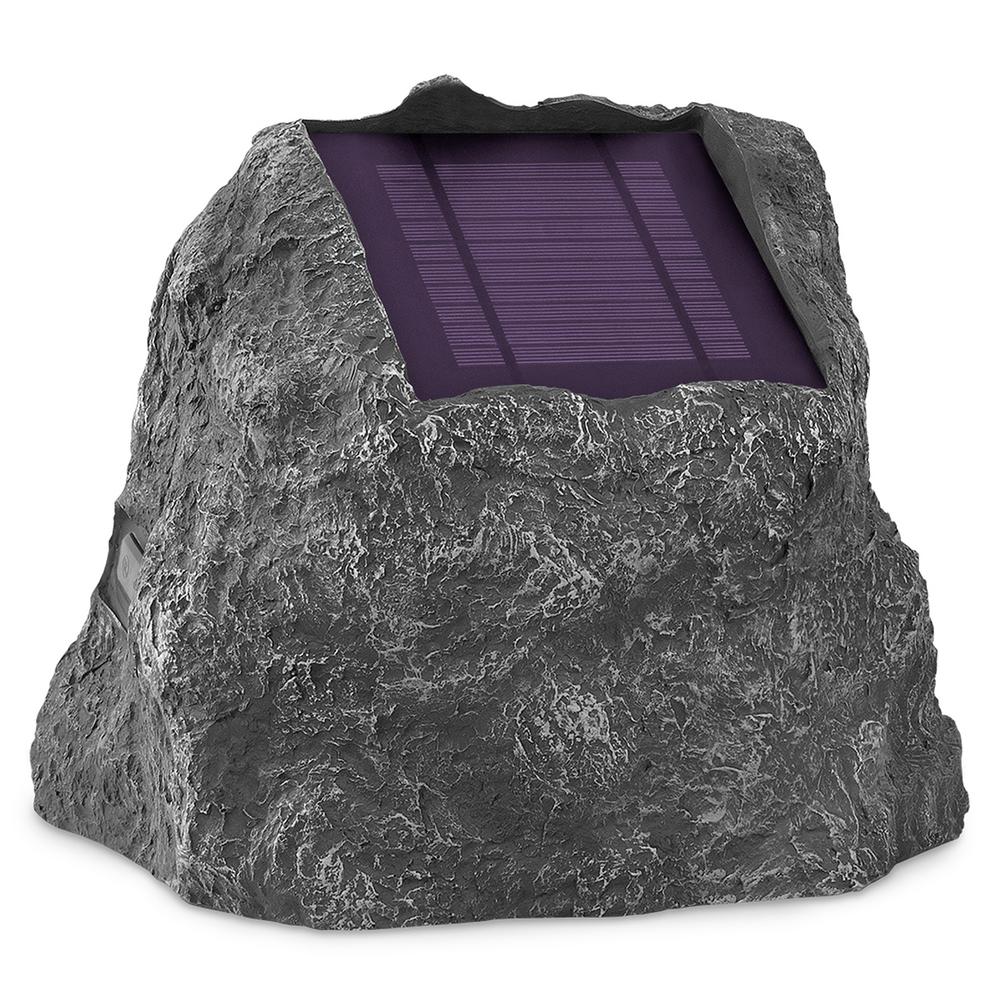 solar powered rock speakers