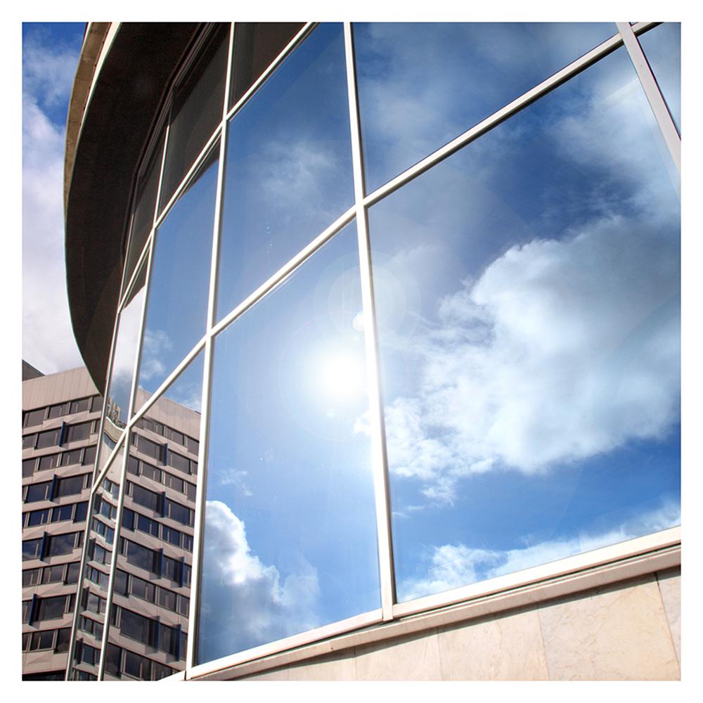 Mirrored Window Film Treatments The Home Depot Exs15 Exterior Silver Privacy And Sun Control Window Film