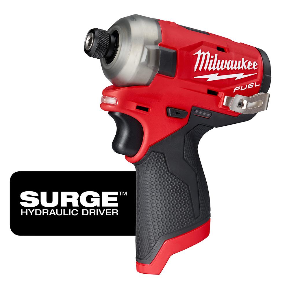 M12 Fuel Surge 12 Volt Lithium Ion Brushless Cordless 14 In Hex Impact Driver Tool Only 2551 2638