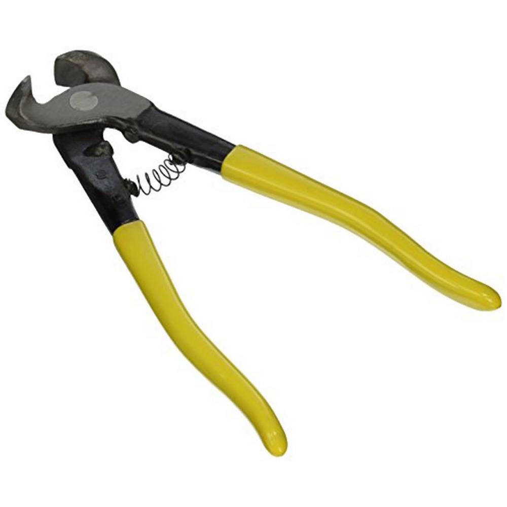 5 8 In Centered Jaws Carbide Tile Nippers Yellow St023 The Home Depot Centered Jaws Carbide Tile Nippers Yellow St023 The Home Depot