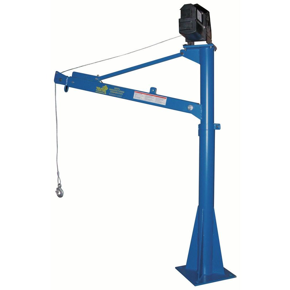 Vestil 1,500 lb. Economical DC Power Adjustable Boom Lift Jib CraneWTJ