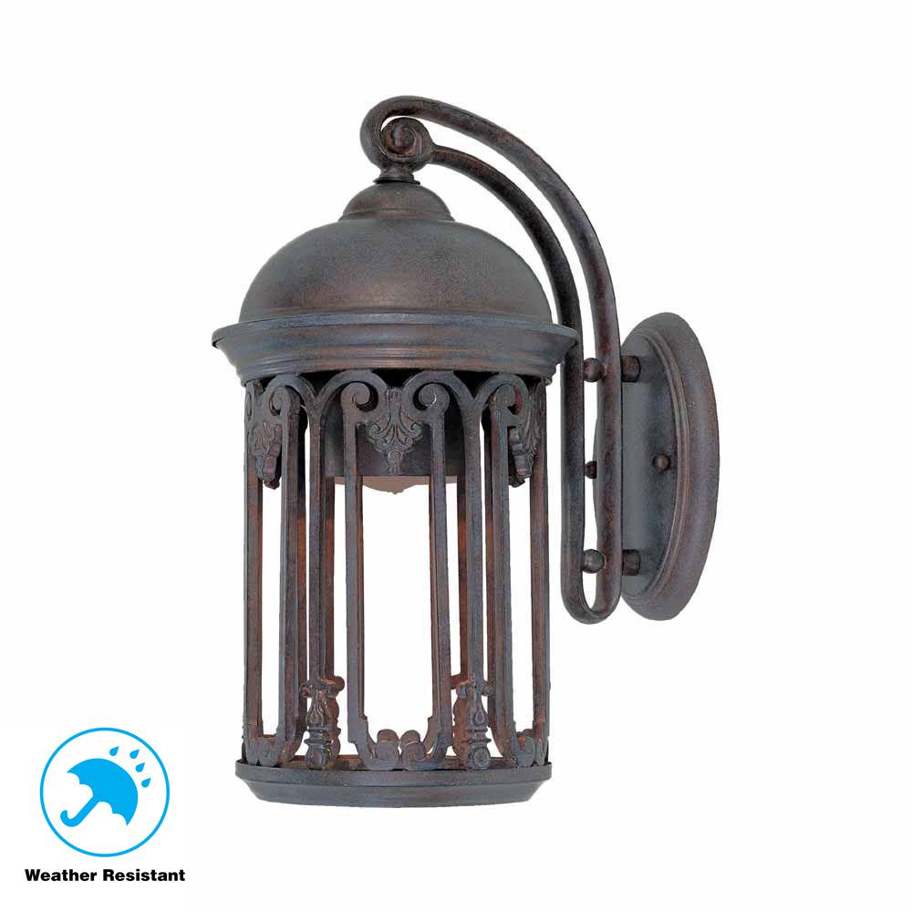 World Imports Outdoor Wall Mounted Lighting Dark Sky 7 In Old Bronze Outdoor Wall Sconce