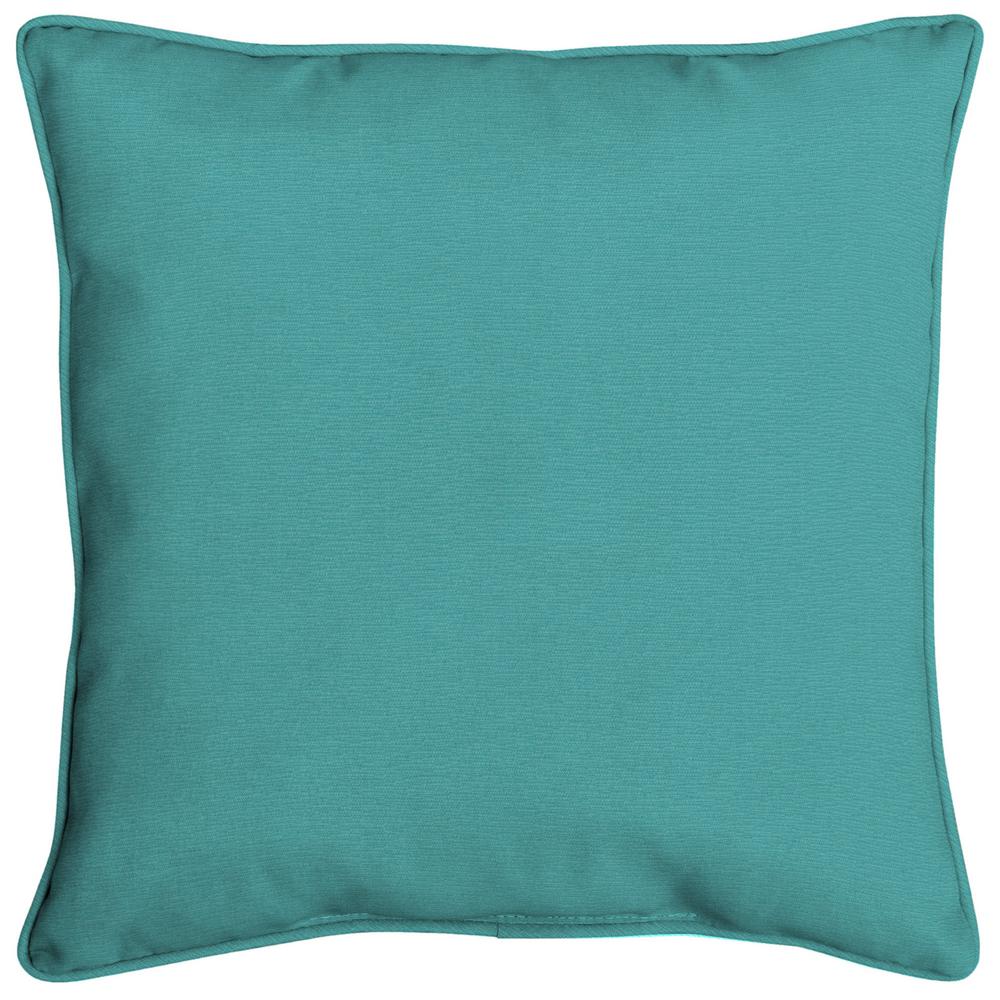 ARDEN SELECTIONS Acrylic 16 in. Teal Linen Throw PillowAH17455BD9Z1