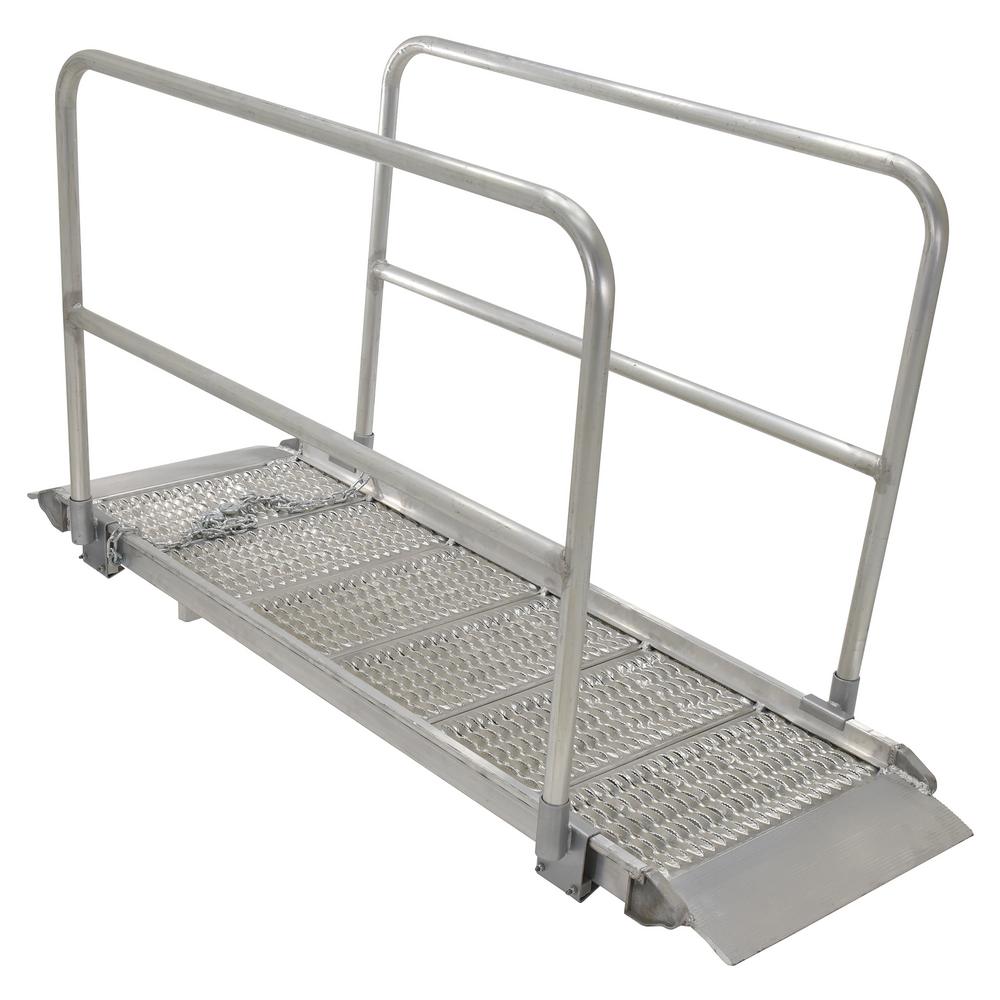 Magliner 2,500 lb. Capacity Aluminum Van Walk Ramp with Apron, 29 in. W