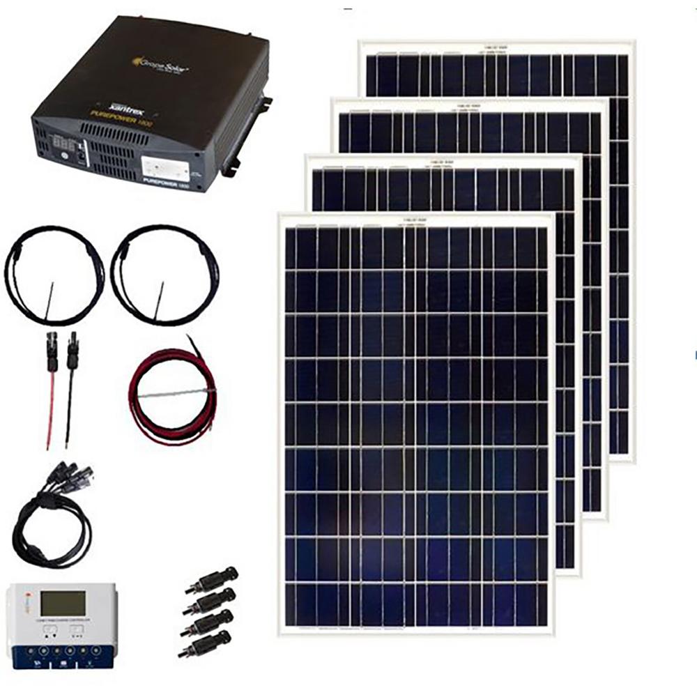 conexion del panel solar rv battery charge