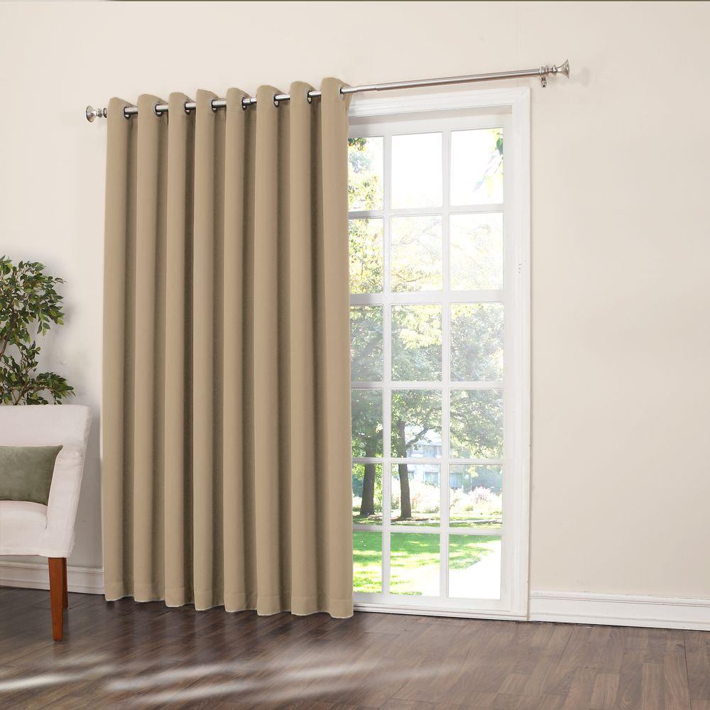 Sun Zero Semi Opaque Taupe Gregory Room Darkening Grommet