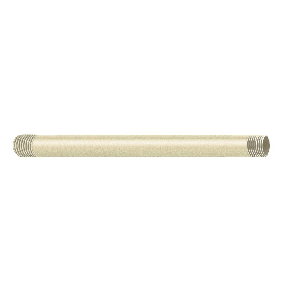 brushed nickel shower arm moen