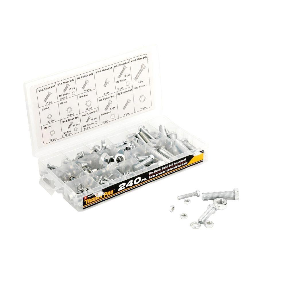 Nut And Bolt Assortment-TIT45334 - The Home Depot