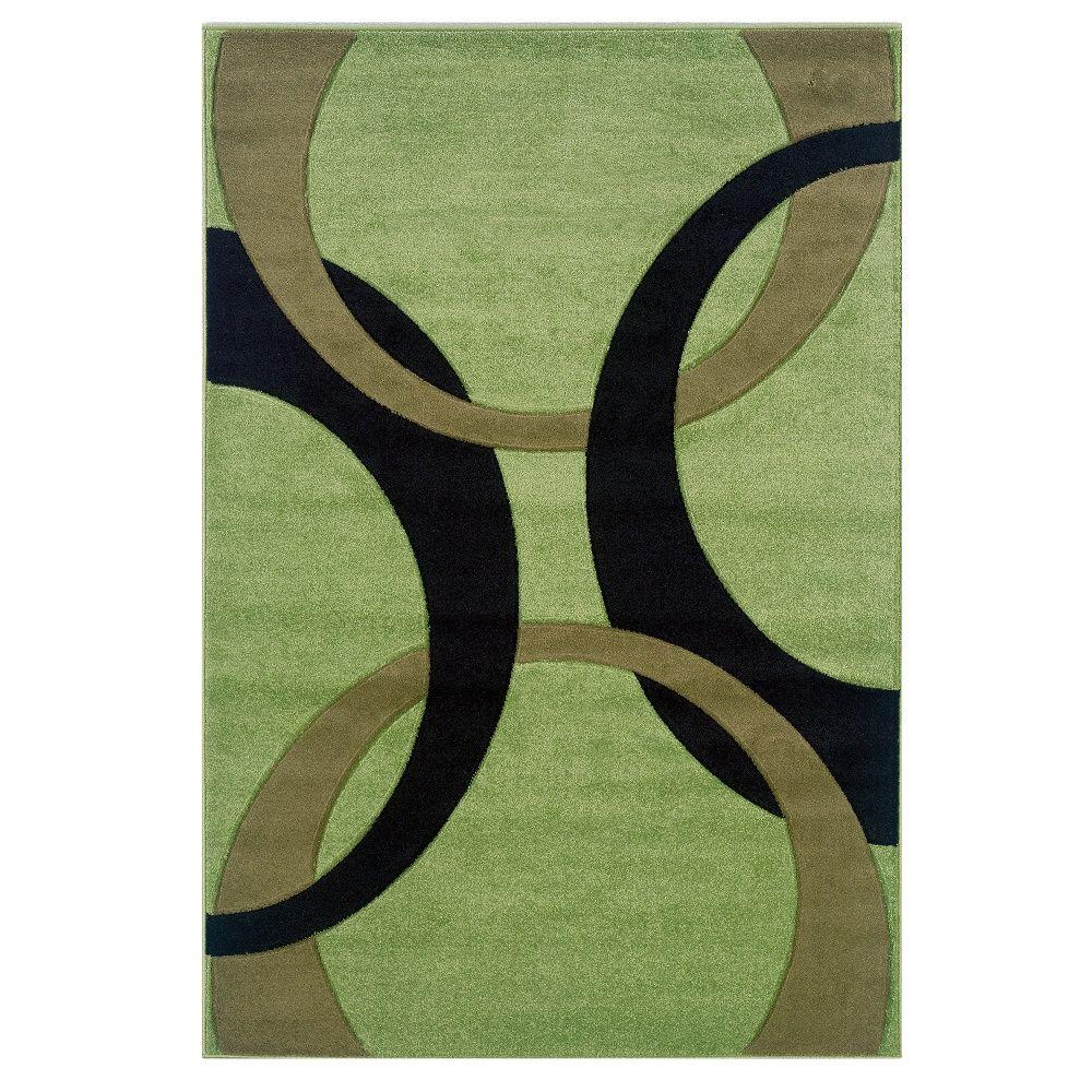 Linon Home Decor Corfu Collection Lime And Black 2 Ft X 3 Linon Home Decor Corfu Collection Lime And Black 2 Ft X 3 Indoor