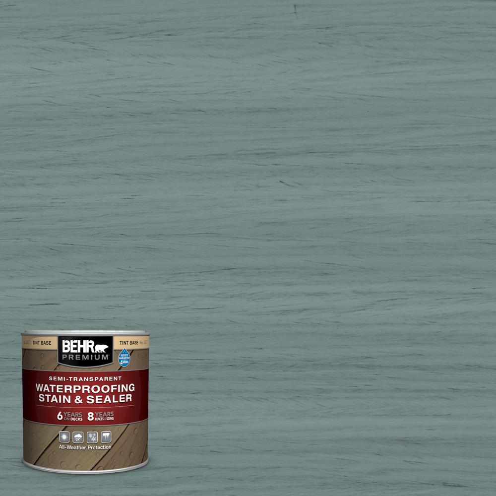 Behr Premium 8 Oz St 119 Colony Blue Semi Transpa Behr Premium 8 Oz St 119 Colony Blue