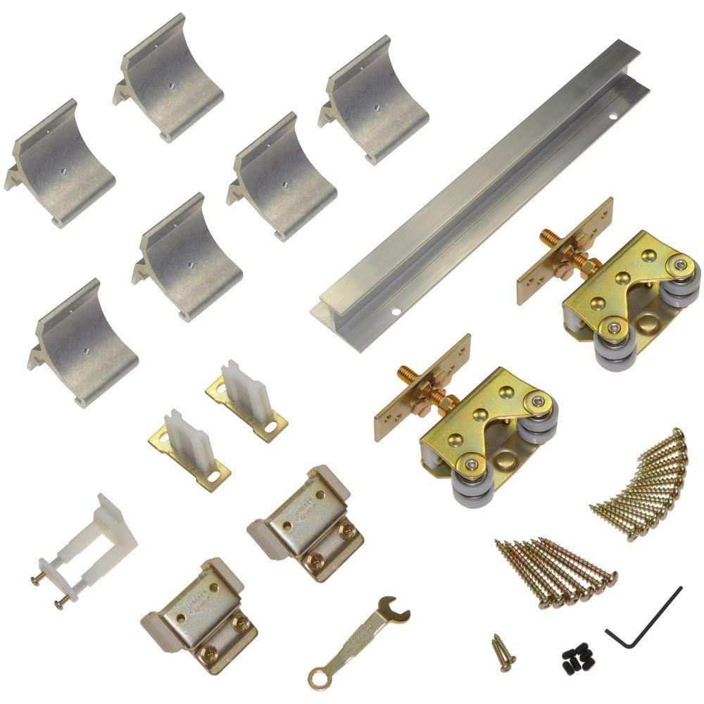 Johnson Hardware 200wm Series 96 In Track And Set For Wall Johnson Hardware 200wm Series 96 In Track And Set For Wall Mount Sliding Doors 200wm961 The Home Depot