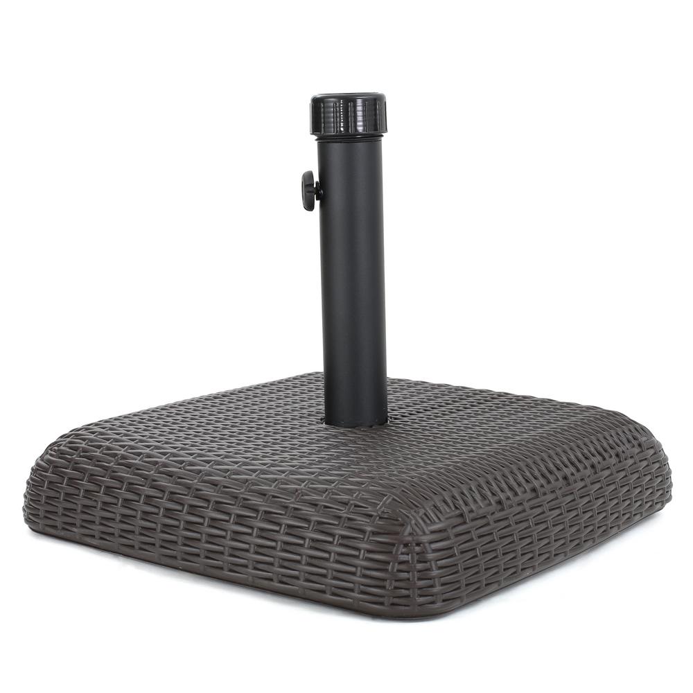 Noble House Reese 66 Lbs Plastic And Concrete Patio Umbrella Base