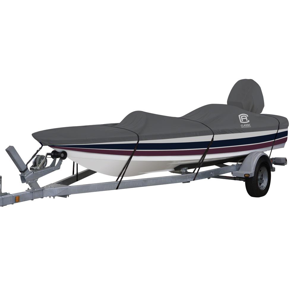 Classic Accessories StormPro Heavy-Duty Boat Cover with Support Pole for...