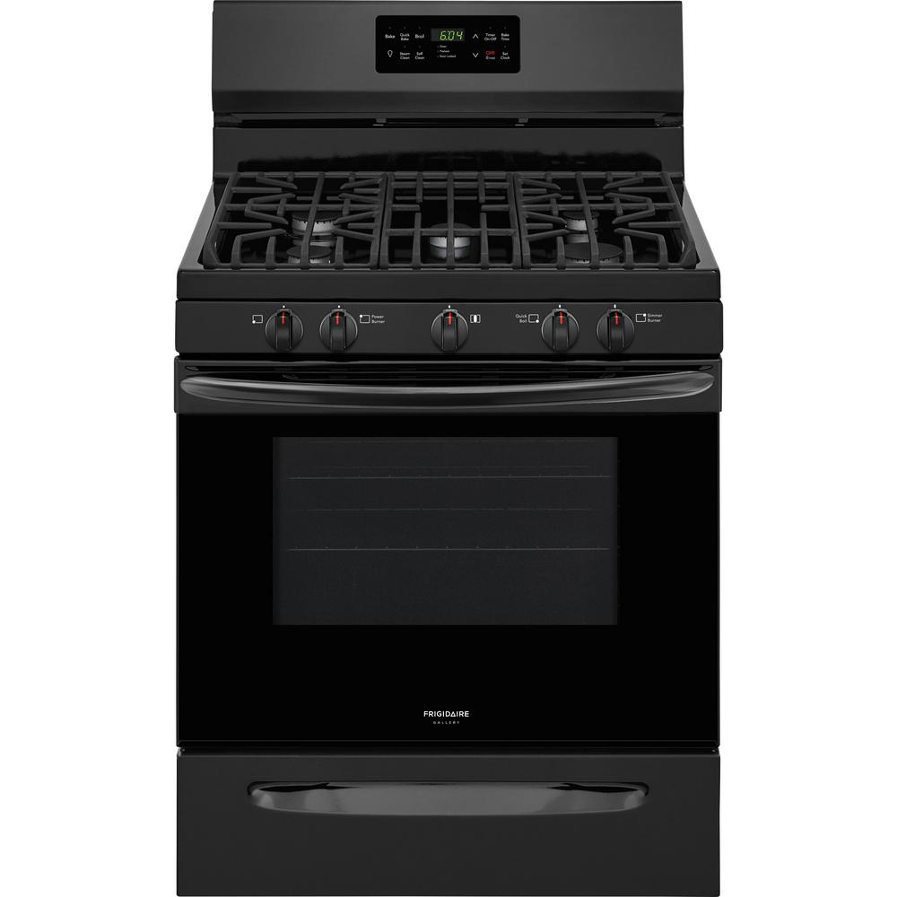 GE 30 in. 4.8 cu. ft. FreeStanding Gas Range in BlackJGBS60DEKBB