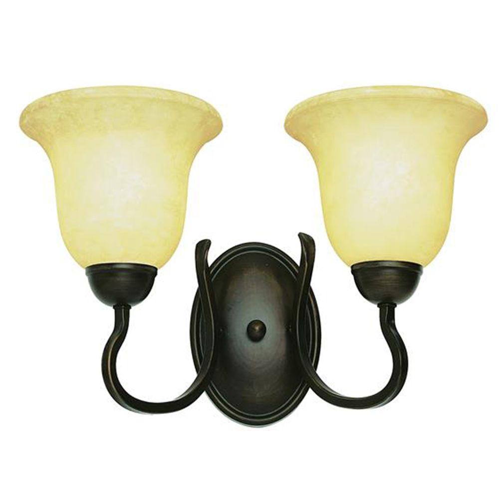 UPC 736916516761 product image for Filament Design Wall Mounted Lighting & Sconces Stewart 2-Light Rubbed Oil Bronz | upcitemdb.com