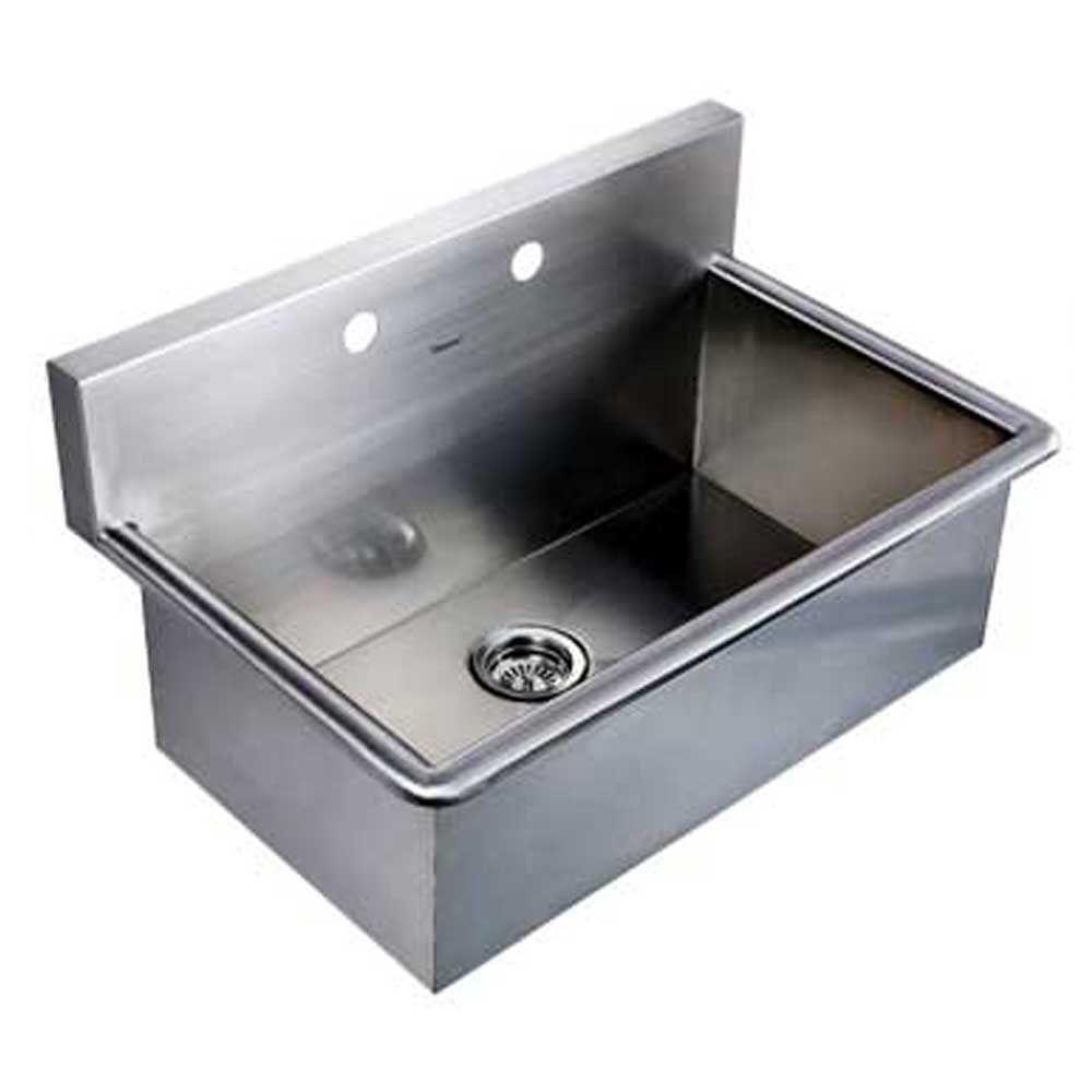 Whitehaus Collection Noah's Collection Dual Mount Stainless Steel 31 in