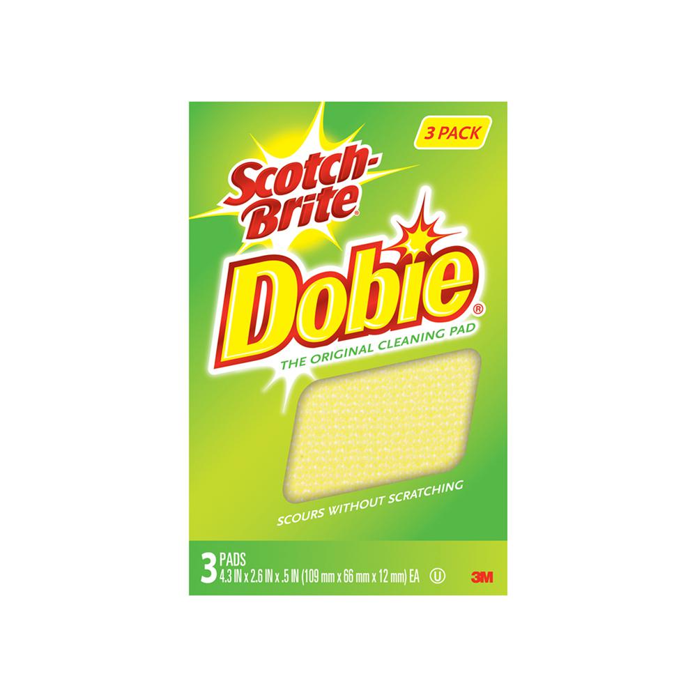 ScotchBrite Dobie 2.6 in. x 4.3 in. x .5 in. AllPurpose Cleaning Pad