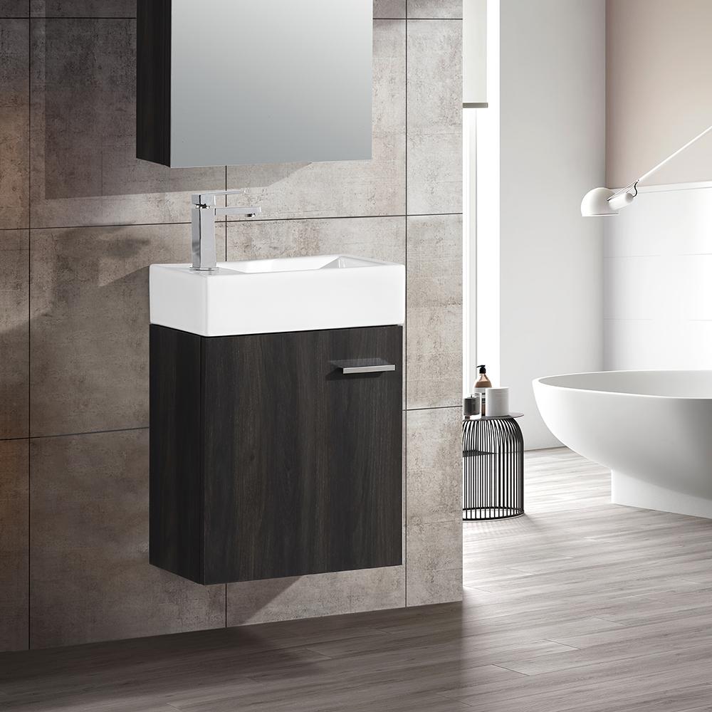Swiss Madison Colmer 18 In Single 1 Cabinet Bathroom Vanity In