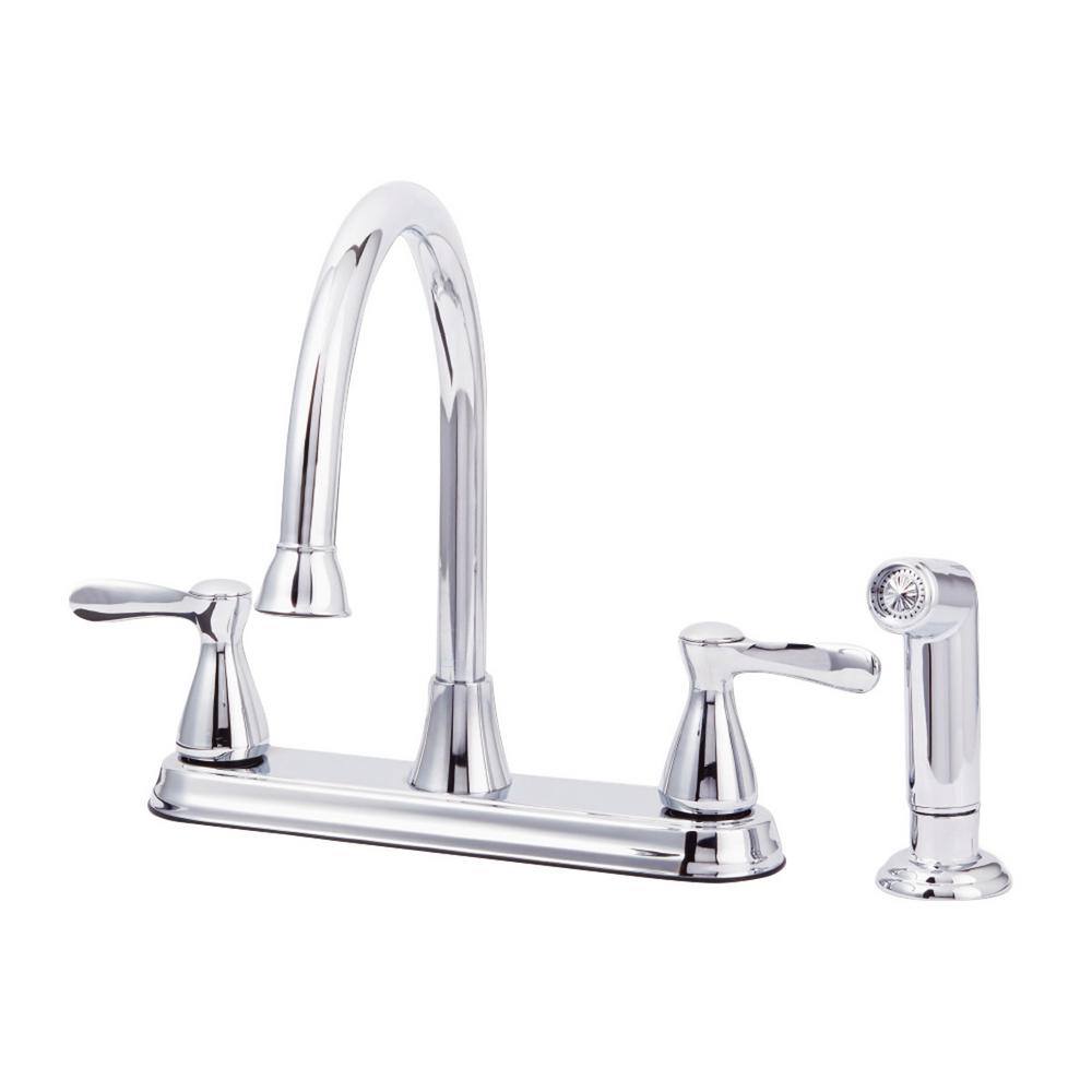 Ez Flo Tuscany Collection 2 Handle Standard Kitchen Faucet With Ez Flo Tuscany Collection 2 Handle