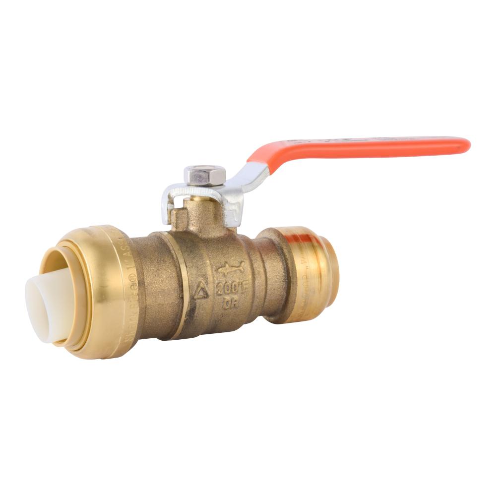LEAD FREE BRASS 20 PIECE 3//4/" SHARKBITE STYLE PUSH FIT BALL VALVE FULL PORT