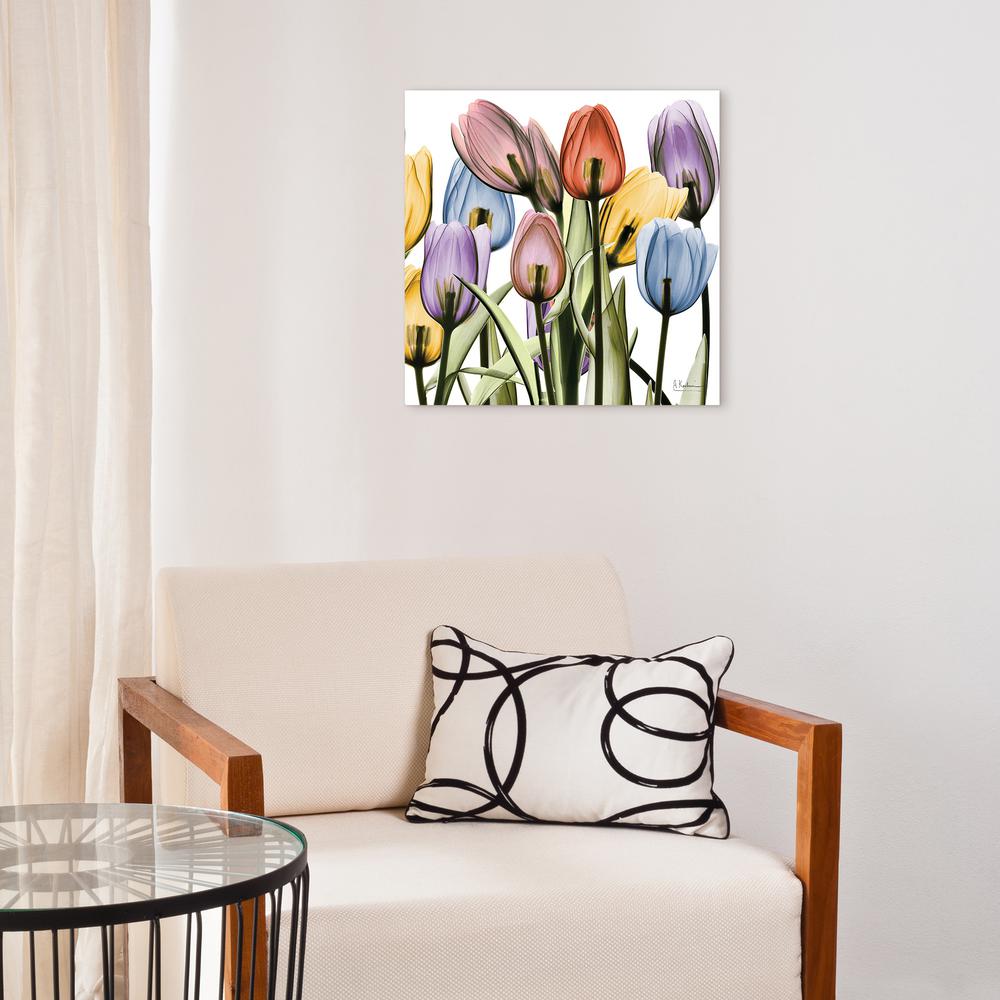 Empire Art Direct Tulip Scape X Ray Ii Frameless Free Floating