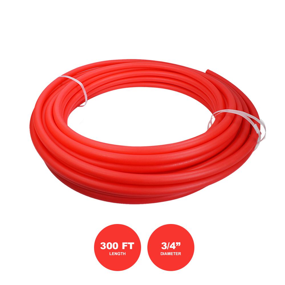 3//4/" x 300ft PEX Tubing Non Barrier For Htg//Plbg//Potable Water Red Certified