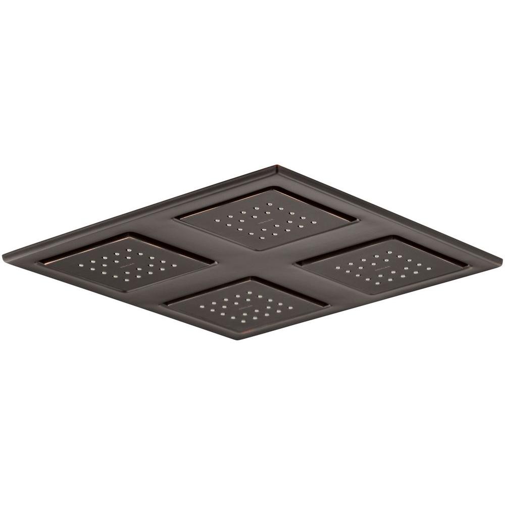 Ceiling Mount Showerheads Bathroom Faucets The Home Depot Watertile Rain 1 Spray Single Function 9 875 In Overhead Showerhead Panel Oil