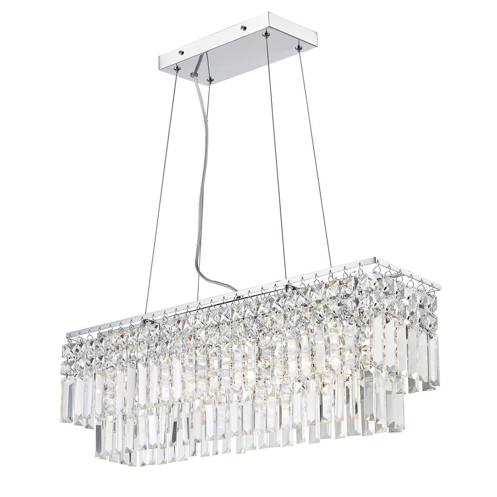Bel Air Lighting Emby 4 Light Polished Chrome Pendant Jk 1 Pc Bel Air Lighting Emby 4 Light Polished Chrome Pendant