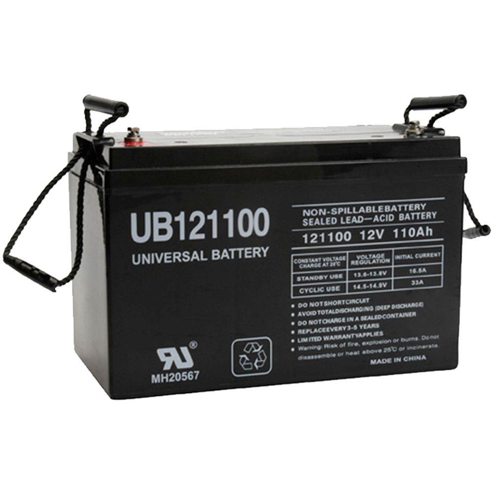 Upg 12 Volt 110 Ah I6 Terminal Agm Battery G Ub121100 Group 30h