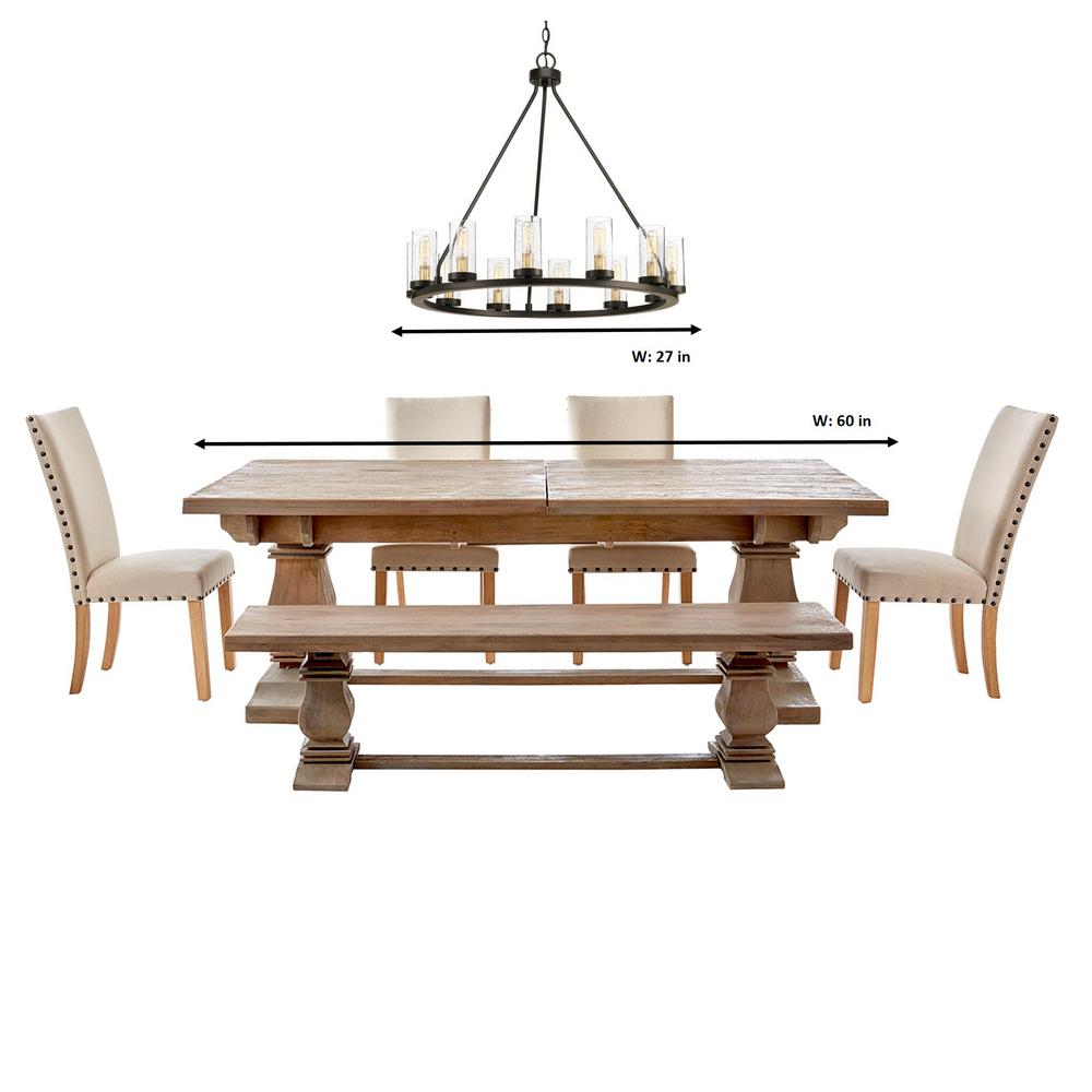 Progress Lighting Hartwell 26 63 In 12 Light Antique Bronze Progress Lighting Hartwell 26 63 In 12
