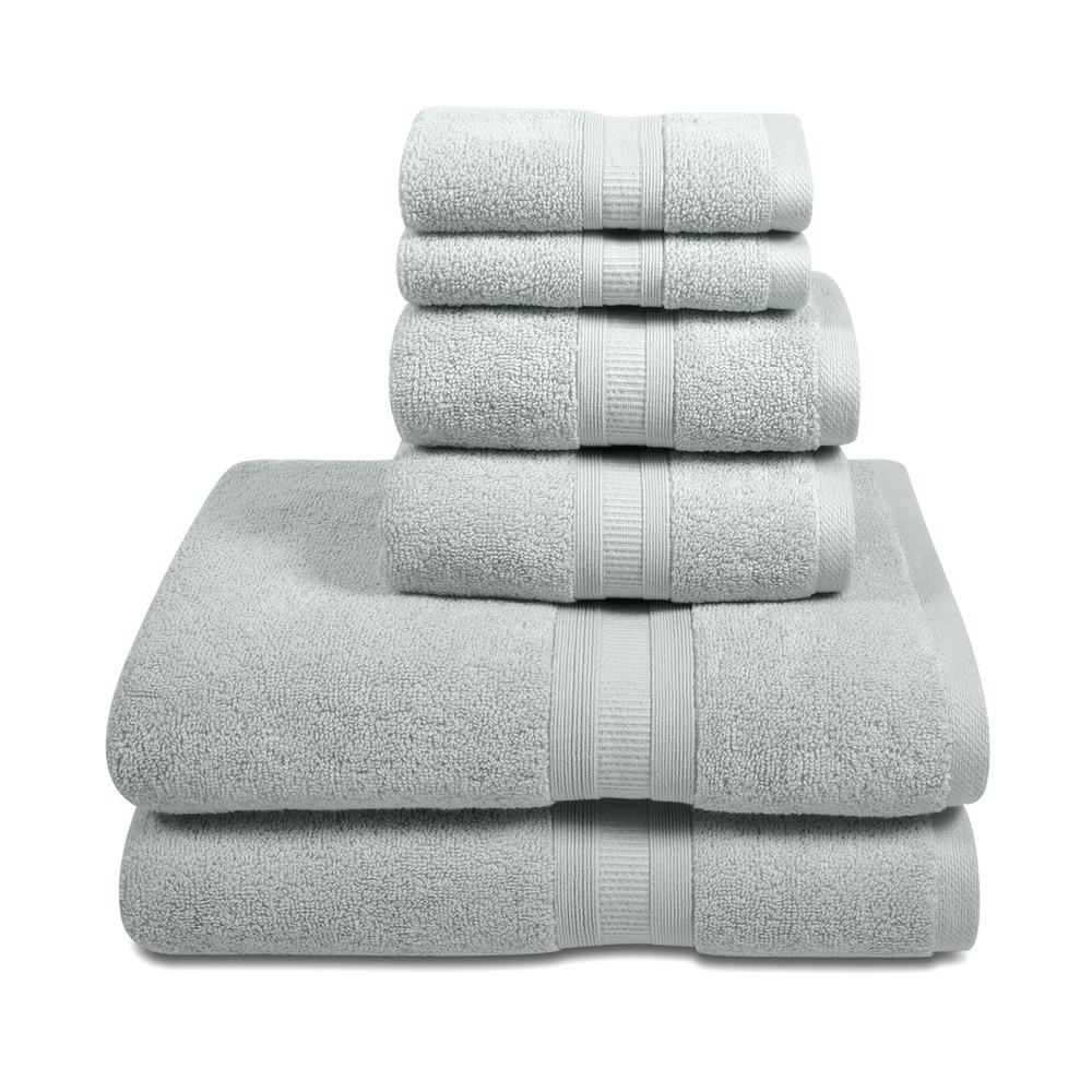 Caro Home Aertex 6Piece Microcotton Towel Set in Sea
