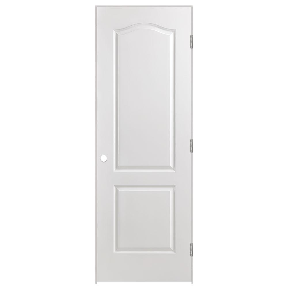 Masonite 28 In X 80 In 2 Panel Arch Top Right Handed Hollow Core