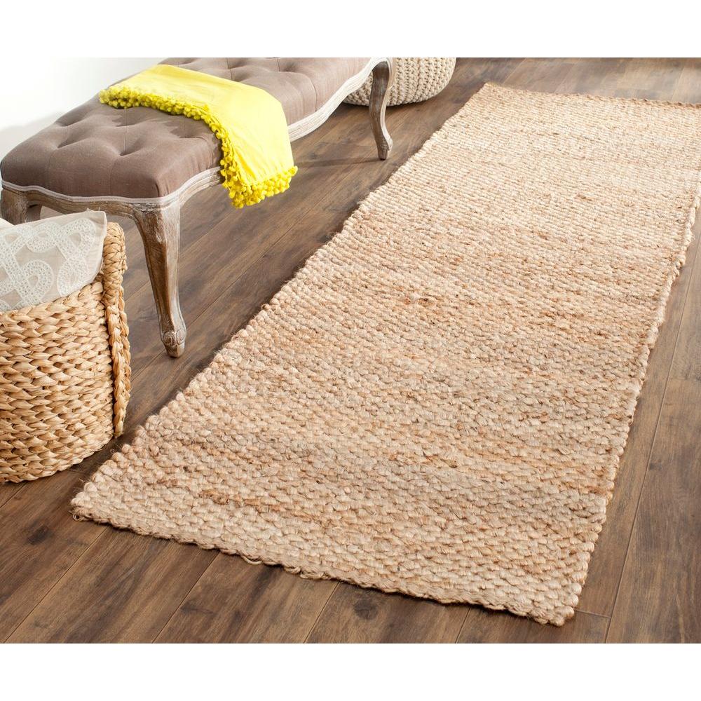 Safavieh Natural Fiber Beige 2 ft. 6 in. x 12 ft. Runner RugNF459A212