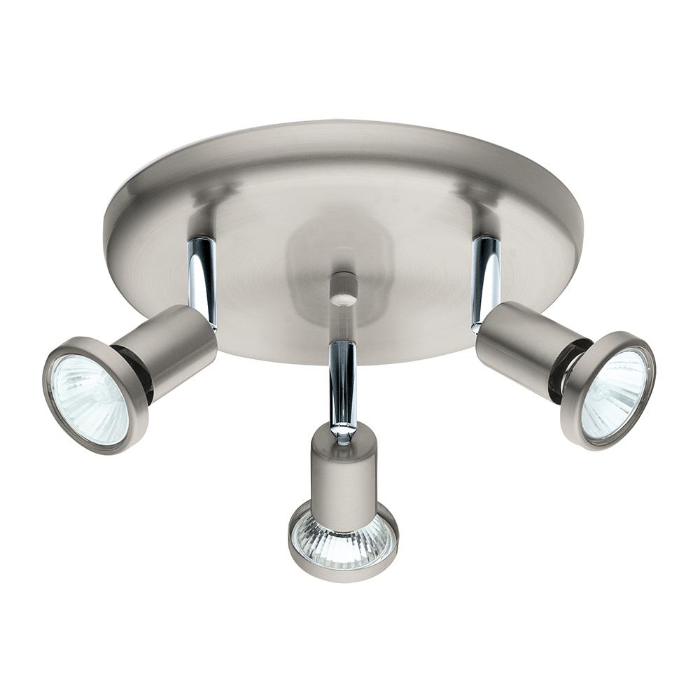 Hampton Bay Mya 3Light Satin Nickel Track Lighting Fixture13733032