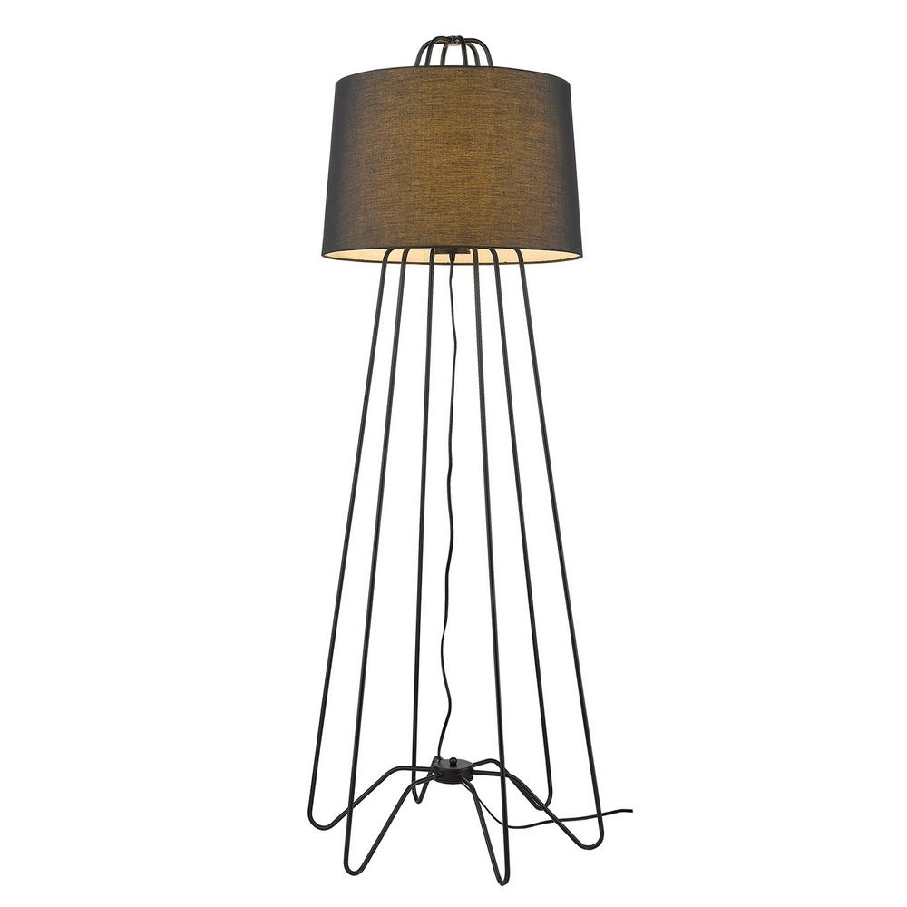Trend Lighting Lamia 64 In 1 Light Matte Black Floor Lamp Light Matte Black Floor Lamp