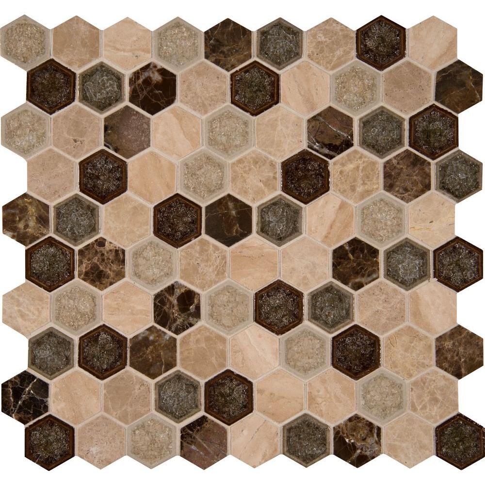 2x4 Gl Tile Design Ideas Mosaic Backsplash Multi Color Tile Flooring The Home Depot