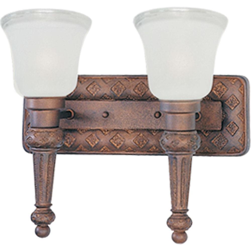 Volume Lighting Alexandria Collection 2Light Italian Dusk Bath LightV141231 The Home Depot