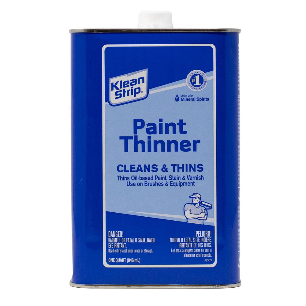KleanStrip 1 qt. Paint Thinner CARB FormulaQKPT94003CA The Home Depot