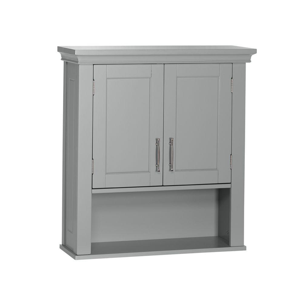 BATHROOM STORAGE CABINET GRAY