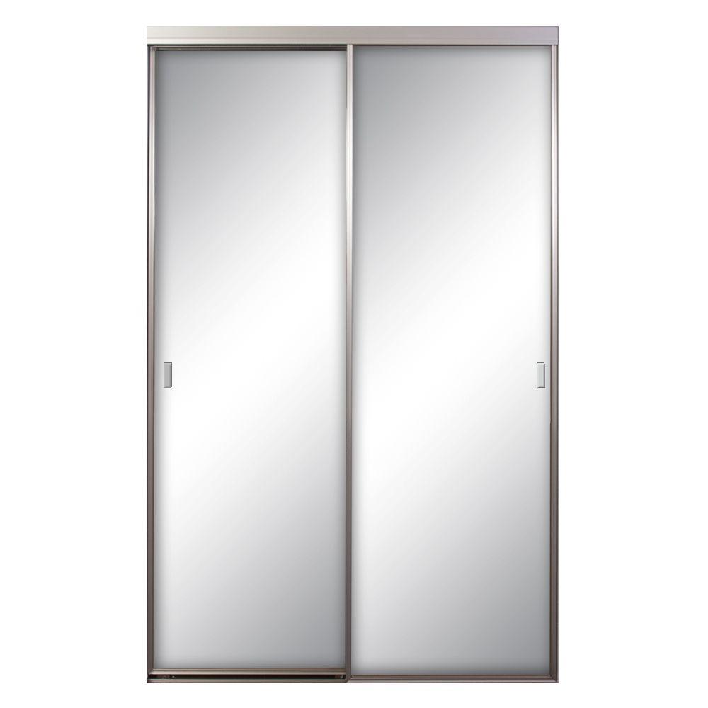 Contractors Wardrobe 60 In X 81 In Asprey Satin Clear Aluminum